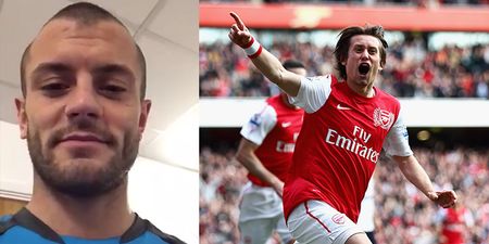 WATCH: Jack Wilshere posts special message for retiring Tomas Rosicky
