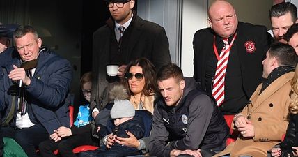 Jamie Vardy showed his class from the stands at former club Fleetwood Town