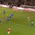 WATCH: Arsenal fall behind to one of the best goals you’ll see in the FA Cup all season