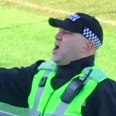 WATCH: Leeds United supporting policeman joins in with fans’ chant