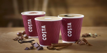 You can pick up a free drink from Costa Coffee today