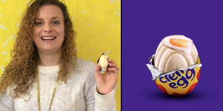 The first white Cadbury Creme Egg has been found