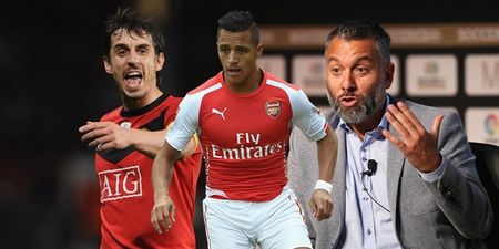 Gary Neville takes Guillem Balague to task over comments on Alexis Sanchez’s options