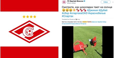 Spartak Moscow at the centre of racism controversy over tweet about their own players