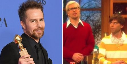 Sam Rockwell drops an F-bomb live on SNL, continues to be everyone’s favourite actor