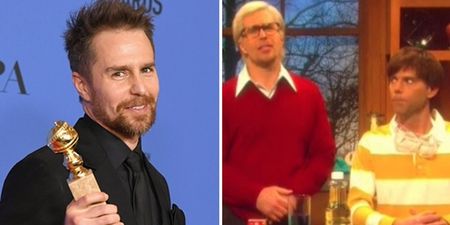 Sam Rockwell drops an F-bomb live on SNL, continues to be everyone’s favourite actor
