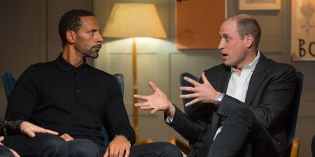 Prince William and Rio Ferdinand speak about mental health in this powerful video