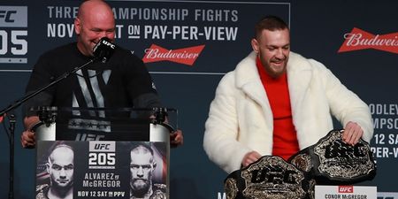 Dana White hints that he is in the process of stripping Conor McGregor of his title