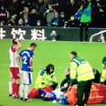 Everton midfielder James McCarthy suffers suspected double leg break