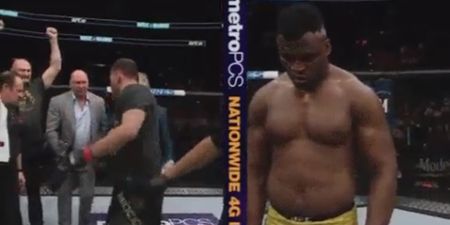 Stipe Miocic wouldn’t let Dana White put his heavyweight belt around his waist