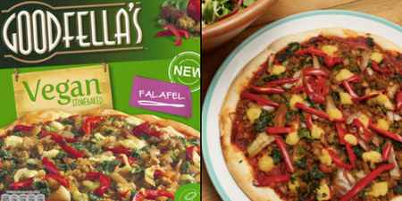 Goodfella’s is launching a falafel pizza and best of all it’s vegan