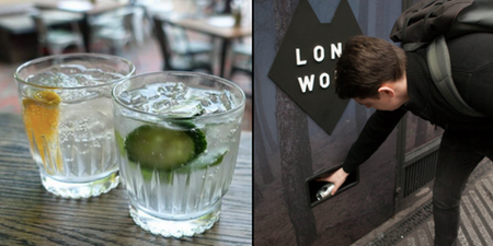 The first free gin and tonic vending machine has launched in the UK