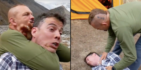 Steve-O gets choked out by MMA fighter in shocking new video