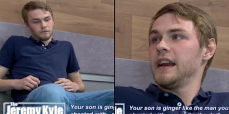 Jeremy Kyle viewers spot something when dad claims ginger child isn’t his
