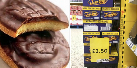 ‘Mega Boxes’ of Jaffa Cakes have been spotted for £3.50 at Tesco