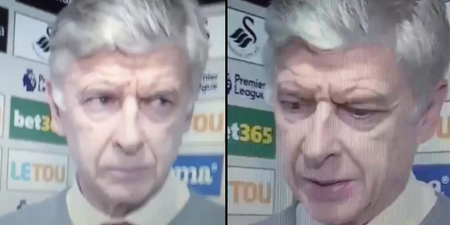 This is exactly what Arsene Wenger said in the now deleted Aubameyang video