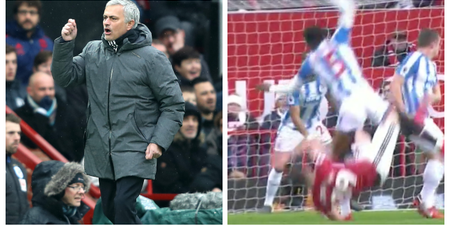 Manchester United denied one of the most blatant penalties you will see all season