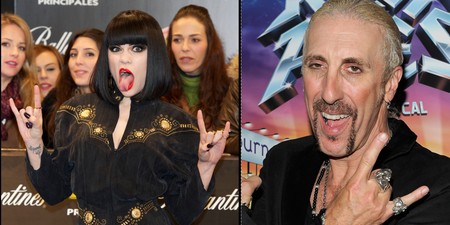 The ‘rock on’ gesture has another sinister meaning and people are likely to be offended