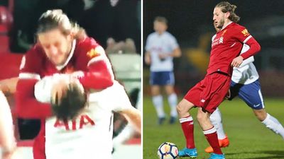 WATCH: Adam Lallana sent off for vicious choke-hold on Spurs teenager during U23 game