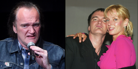 Quentin Tarantino is being torn apart on social media for his response to the Uma Thurman crash