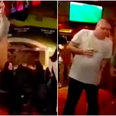 Stop what you’re doing and watch the most remarkable catch of a pint glass you’ll ever see