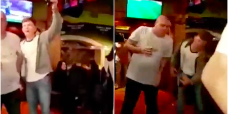 Stop what you’re doing and watch the most remarkable catch of a pint glass you’ll ever see