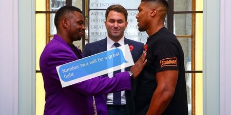 Anthony Joshua texting Eddie Hearn at all hours, is obsessed with former foe