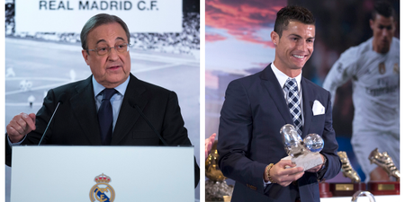 Real Madrid president knew precisely how to get Ronaldo to stay when he threatened to leave
