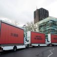 Speaking to the Grenfell campaigners that parked three billboards outside parliament