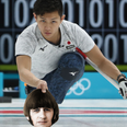 Winter Olympic curling but with Beatles instead of stones