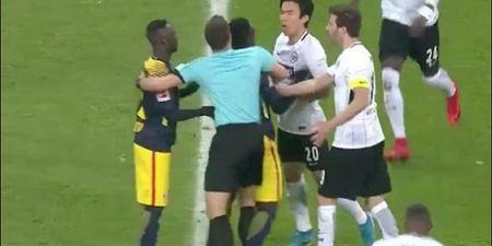 Liverpool-bound Naby Keita sparks brawl during feisty Bundesliga fixture