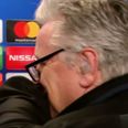 Jose Mourinho hugged a reporter for his post-match question