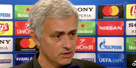 Jose Mourinho really did not like reporter’s David de Gea question