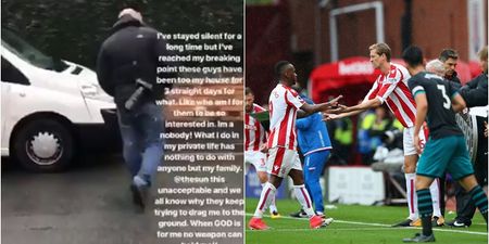Stoke forward calls out The Sun after photographers pester family at home