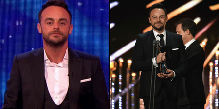 Viewers are concerned over Ant’s appearance on Saturday Night Takeaway