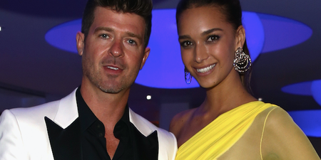 Robin Thicke welcomes baby girl with girlfriend April Love