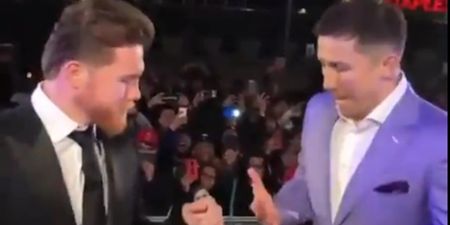 Not even Gennady Golovkin and Canelo Alvarez are impervious to awkward handshakes