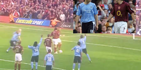 Remembering Robert Pires and Thierry Henry’s hilarious and disastrous penalty attempt against Manchester City