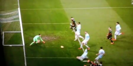 WATCH: Mattia Destro misses open goal from two yards in Serie A fixture