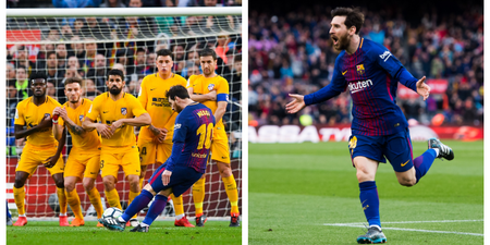 WATCH: Lionel Messi scores stunning free kick to bring Barcelona one step closer to league title