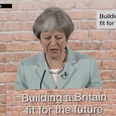 This speech by Theresa May is being rinsed on social media