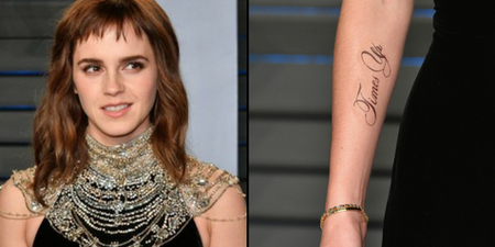 Emma Watson has a blunt response to criticism of her ‘Time’s Up’ tattoo