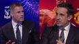 Jamie Carragher and Gary Neville disagree about who should be England’s goalkeeper for the World Cup