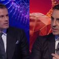 Jamie Carragher and Gary Neville disagree about who should be England’s goalkeeper for the World Cup