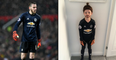 David De Gea sends boots to young fan after incredible lookalike photo