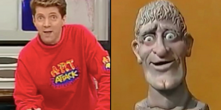 There was a dirty secret message that reoccured in Art Attack and it will ruin your childhood