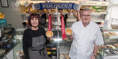 Stop what you’re doing because the ‘Will Grigg’s on Fire’ pie is now a real thing