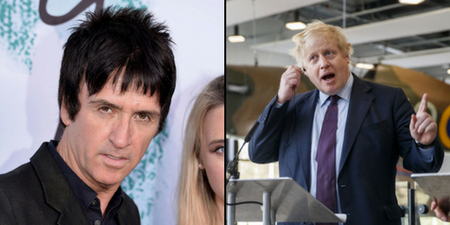 Johnny Marr calls Boris Johnson “a f*cking moron”
