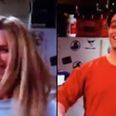 Friends archive footage shows Matt LeBlanc mouthing lines to Jennifer Aniston