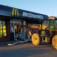 JCB smashes into McDonald’s in failed robbery attempt